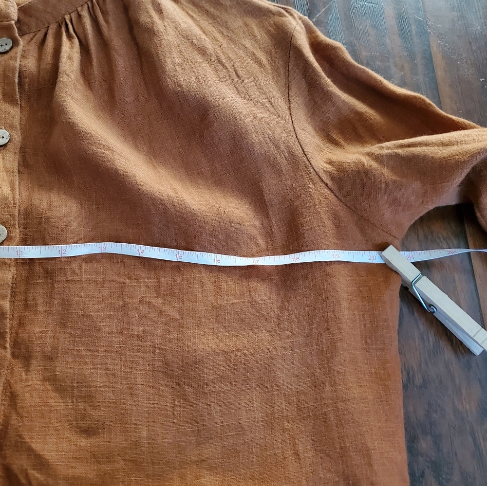 handmade linen womens tsiomik kids blouse - Picture 10 of 16